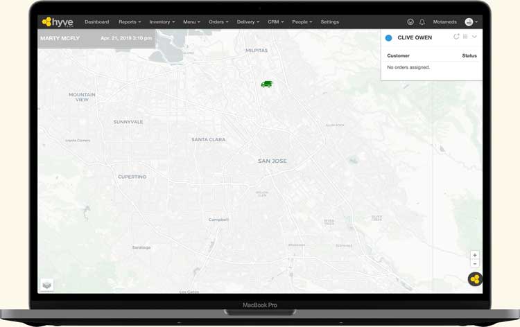 manage delivery orders from the delivery console