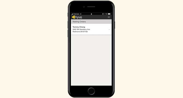 driver app order list