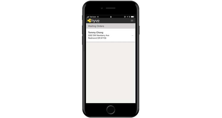 driver app order list