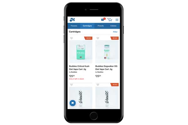 discounts in Hyve's online ordering app