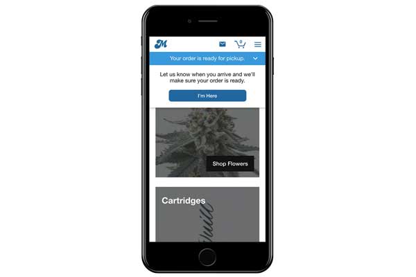 order updates in Hyve's online ordering app