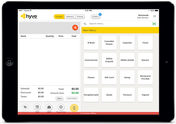 offline mode lets you ring up transactions without the internet